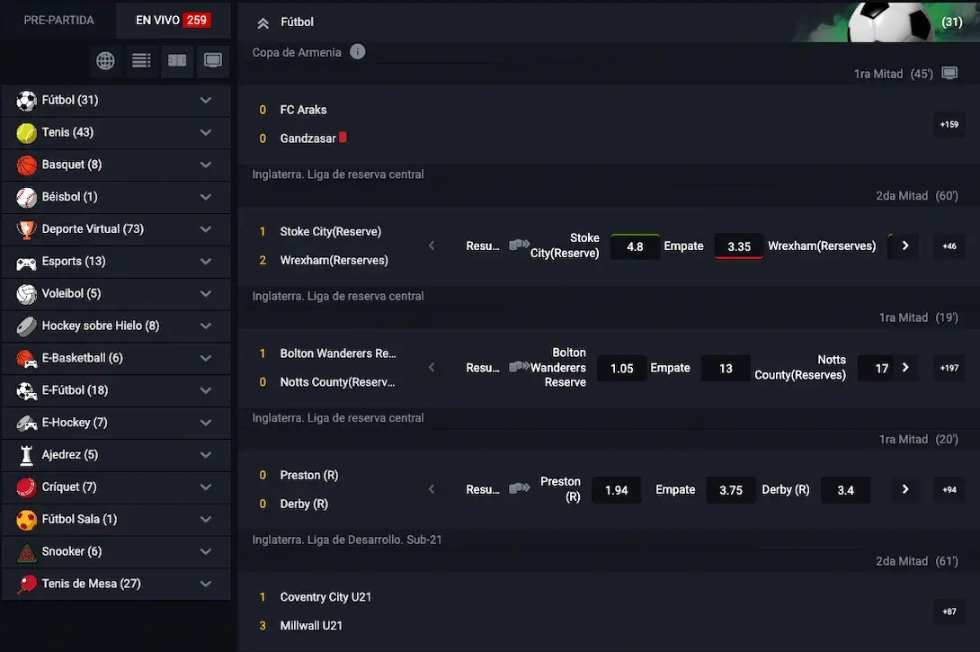 Pin up apuestas deportivas
